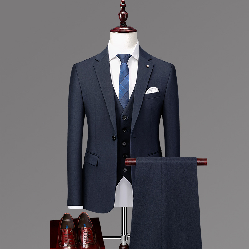 2021 Men's all-season high-end business office suits, fashionable casual men's wear, light luxury formal wear consignment