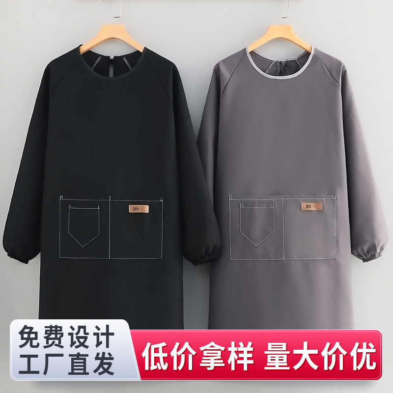 家务围裙、袖套实物图