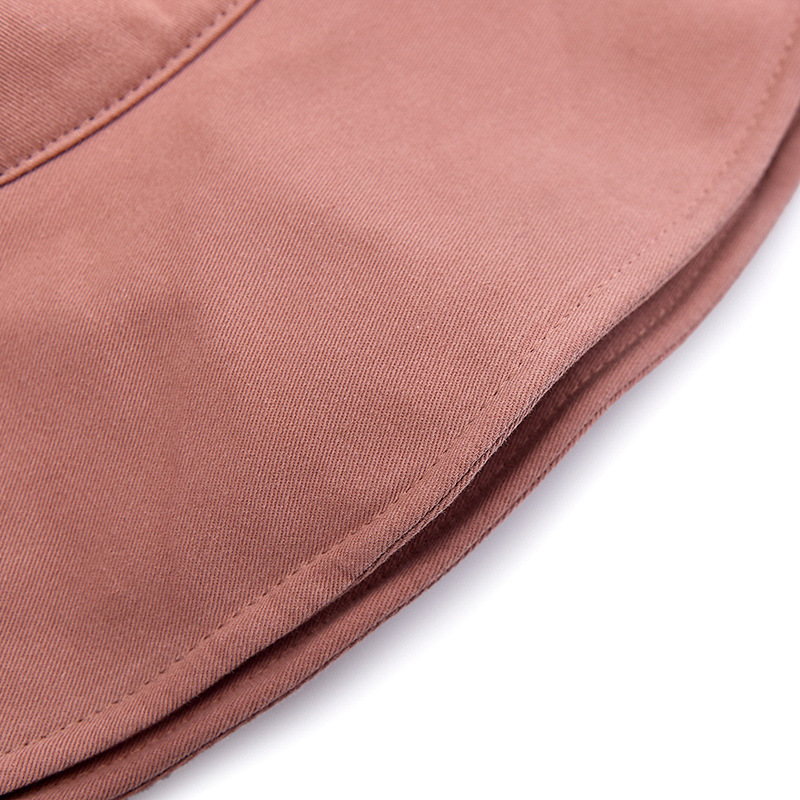 New spring and summer dome-shaped sun protection all-season warp knitted large-brim women's thin Korean-style satin flat-brim fisherman's hat exclusively for supermarkets Item Picture