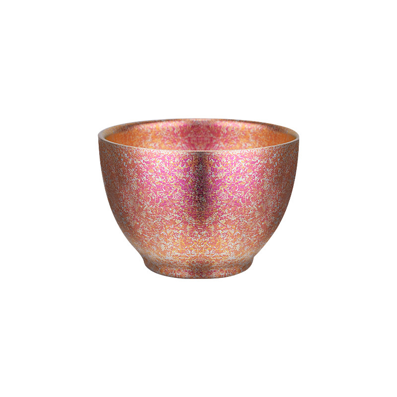 Camping pure titanium tea cups, double-layer insulated household tea tasting cups, personal master cups, outdoor Jian zhan Gongfu tea sets Item Picture