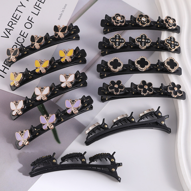 New lazy braiding gadgets: duckbill clips, women's forehead bangs clips, side clips, DIY fashionable headwear for Internet celebrities details Picture
