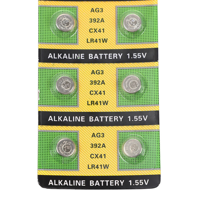 天益 AG3电池 lr41发光玩具 LED灯手表纽扣电池详情图3