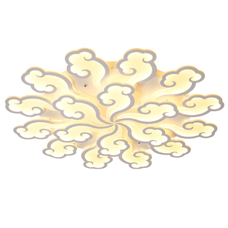 祥云灯网红大/简约现代卧室白底实物图