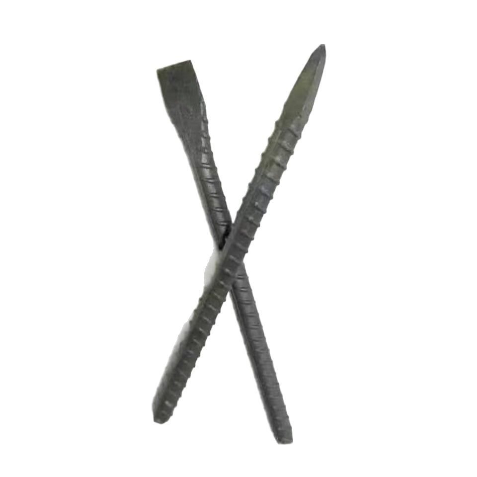 Stonemason chisel tip chisel flat chisel Flat head chisel flat head stonemason steel chisel handcrafted cement tip chisel splitting stone tool factory direct supply Item Picture