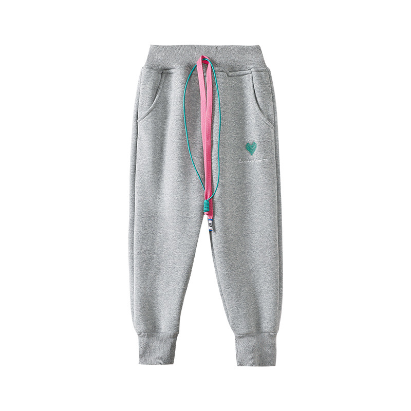 Girls' winter pants, thickened children's fleece sports pants, casual pants wholesale, Zhongda Tong children's clothing pre-sale 10.26 Item Picture