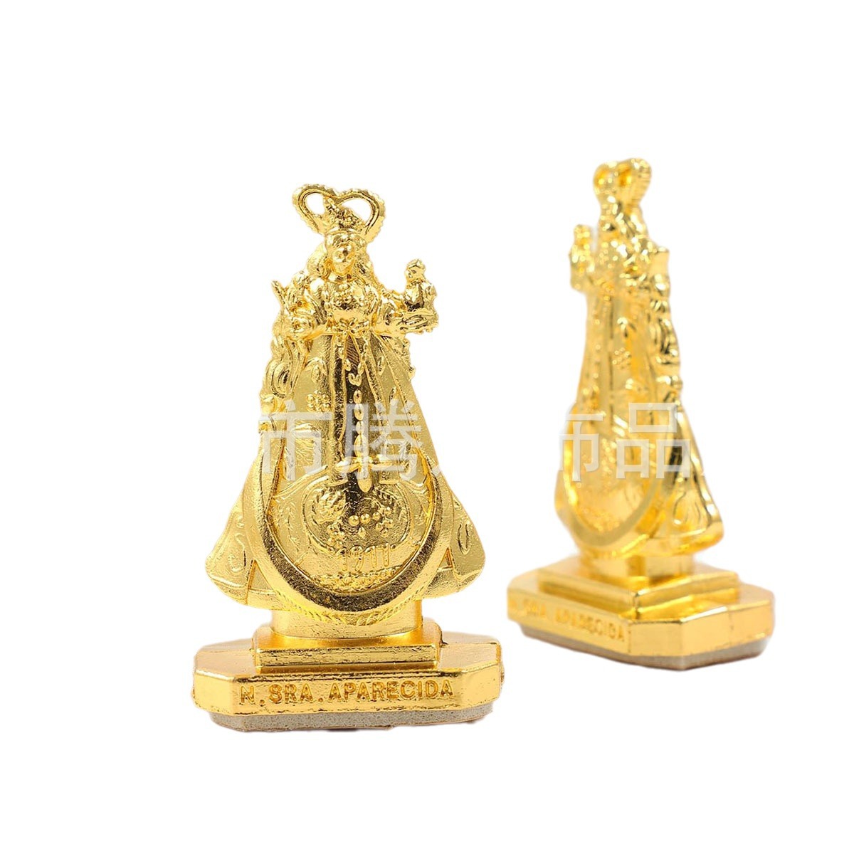 五路/福袋钱袋子/佛堂用品/钱袋子文创/金刚经经文钛钢方牌白底实物图