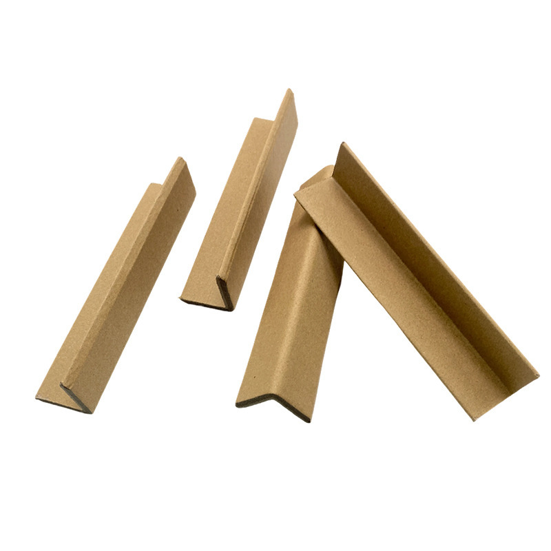 Right-angle L-shaped paper corner protectors for cartons and packing boxes, wear-resistant edge protection strips, factory direct supply, logistics packing paper corner protectors Item Picture