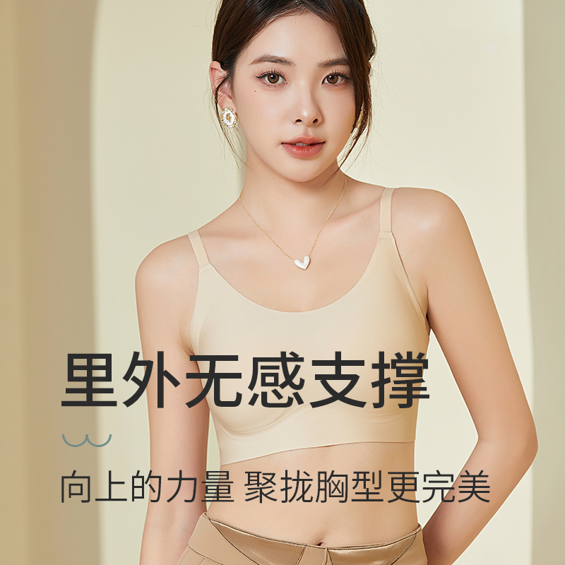 内衣/文胸女宽松性感批发/小鱼儿内衣/内衣女修身性感/文胸产品图