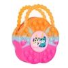 New rat-killing pioneer bag, Cartoon Princess coin purse, silicone crossbody, children's stress-relieving Bubble Fun silicone bag, can be carried by hand, crossbody, press Bubble Fun bag Item Picture