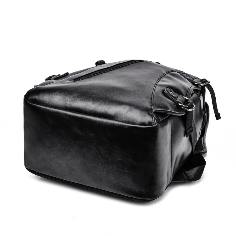 Mochila nuevo estilo 2023 mochila de gran capacidad de cuero suave para hombres estudiantes de secundaria business school bags hombres casual distribución al por mayor Item Picture