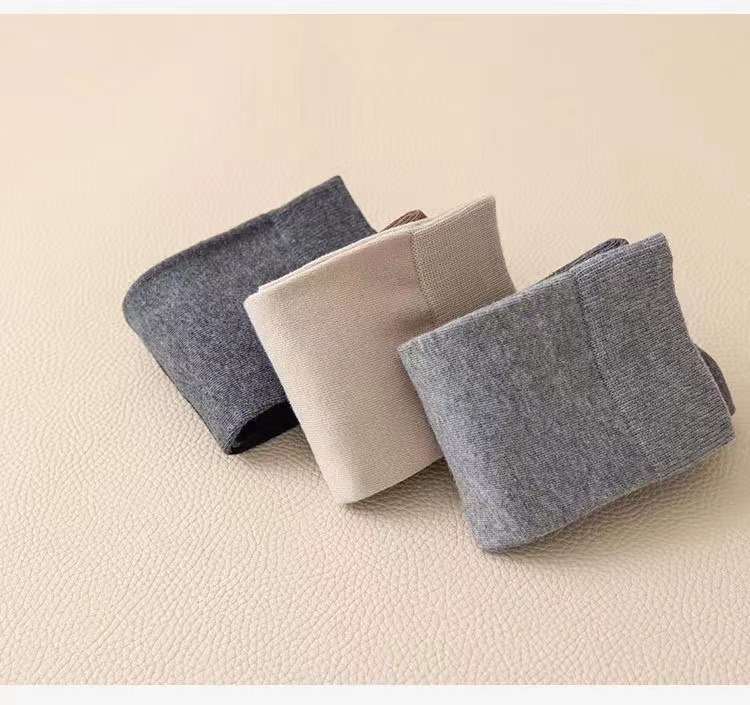 袜子女秋季长筒袜日系潮流jk显瘦小腿袜冬季撞色过膝简约休闲棉袜详情16