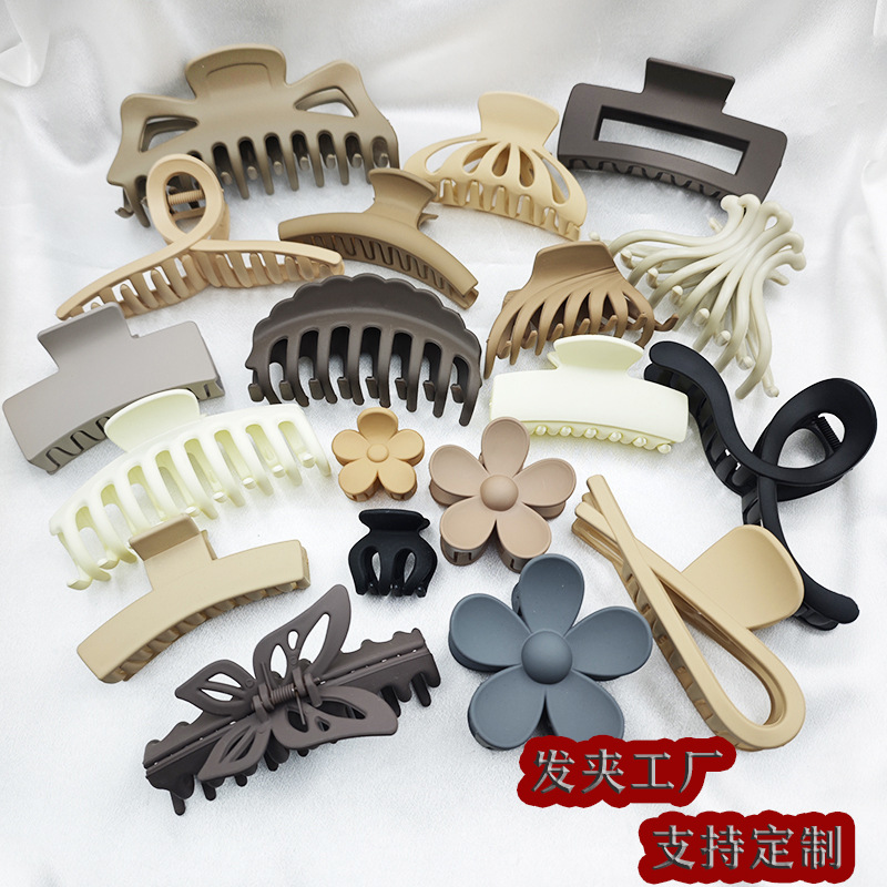 New cross-border best-selling hair clips, popular scratch-off headwear, hairpins, back clips, New Year's hair accessories, shark clips factory