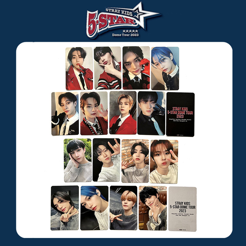 StrayKids《5-STAR Dome Tour 2023》特典卡 明信片 专辑卡 周边