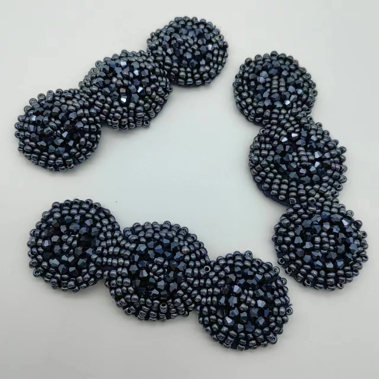 跨境手缝珠子细节图