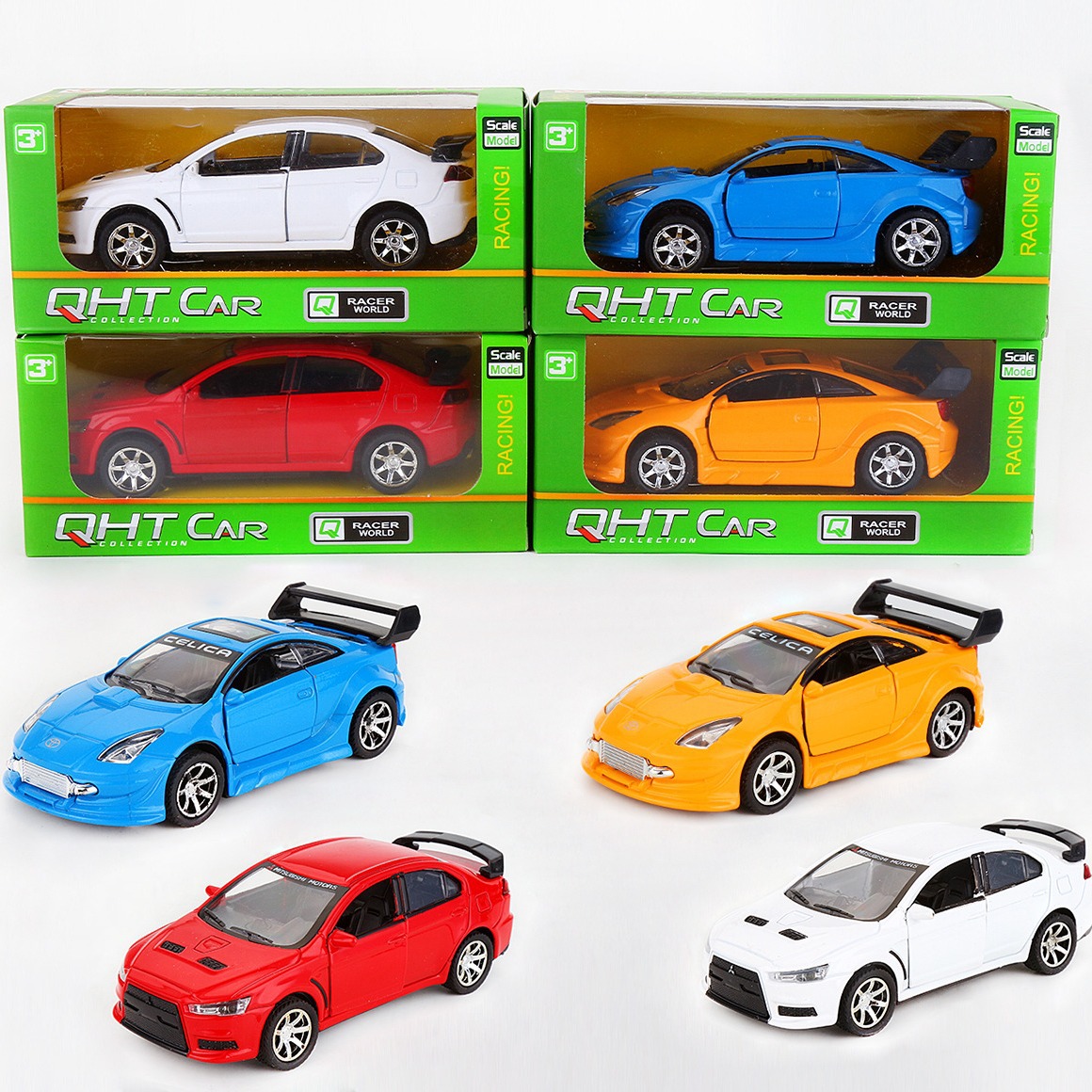 1:32 alloy toy rebound running car with openable door simulation car, light and music alloy model car for boys is selling well details Picture