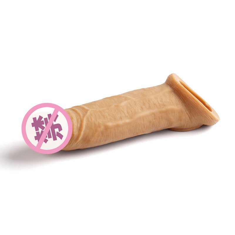 Spikes for men lengthened thick male stem set Male wear artificial dildo set adult sex toys Item Picture