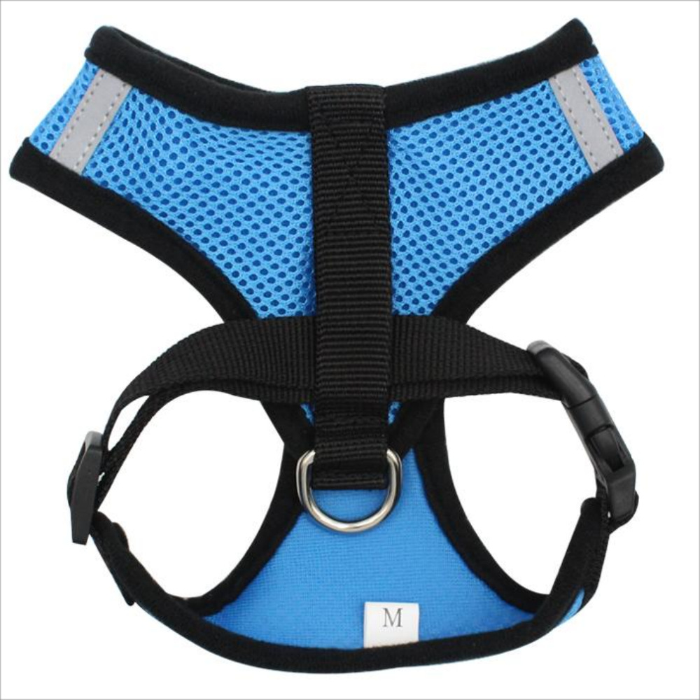 Portable pet chest and back for outdoor commuting dog leash, breathable and comfortable cat and dog chest and back pet leash Item Picture