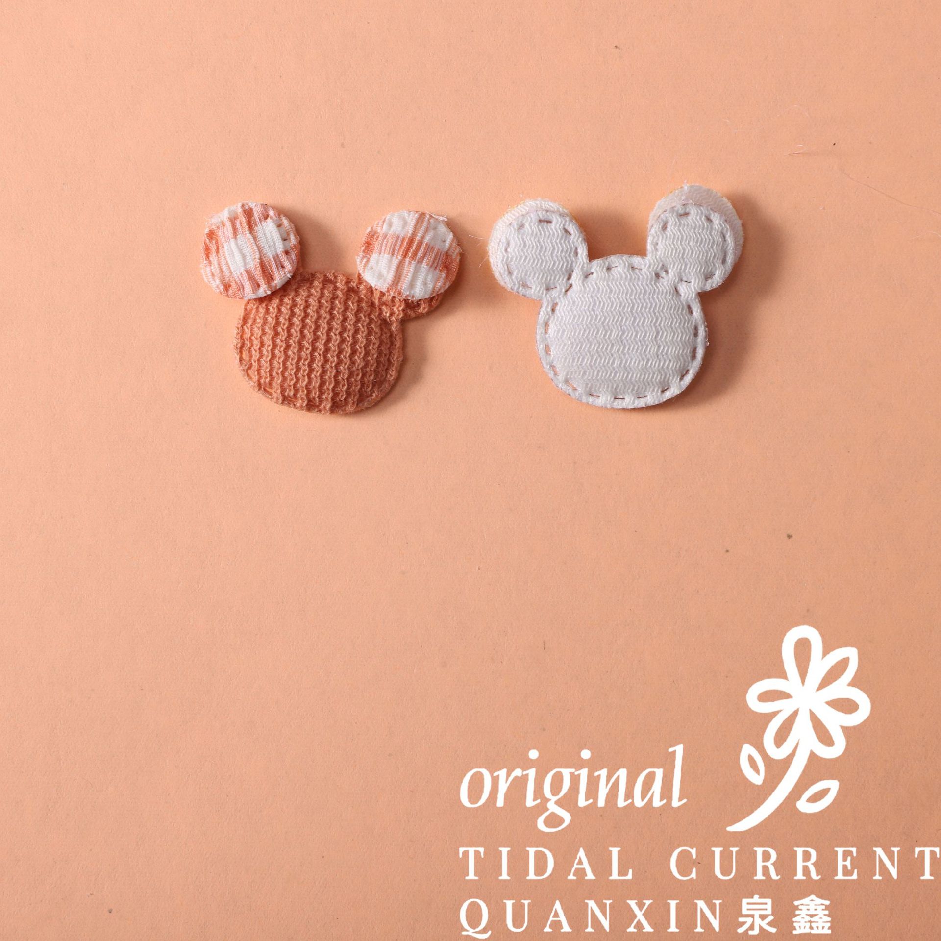 Cute Decorative Leather Label Cartoon Pendant Cloth Art Diy Clothing Hat Socks Accessories Design Handmade Jewelry Japan And South Korea Specification drawing