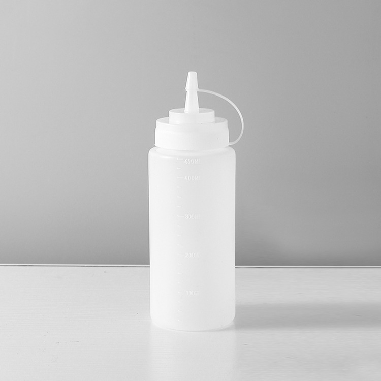 挤酱瓶 带盖带刻度番茄酱调料瓶沙拉瓶果酱奶油酱汁挤压瓶尖嘴瓶详情图2