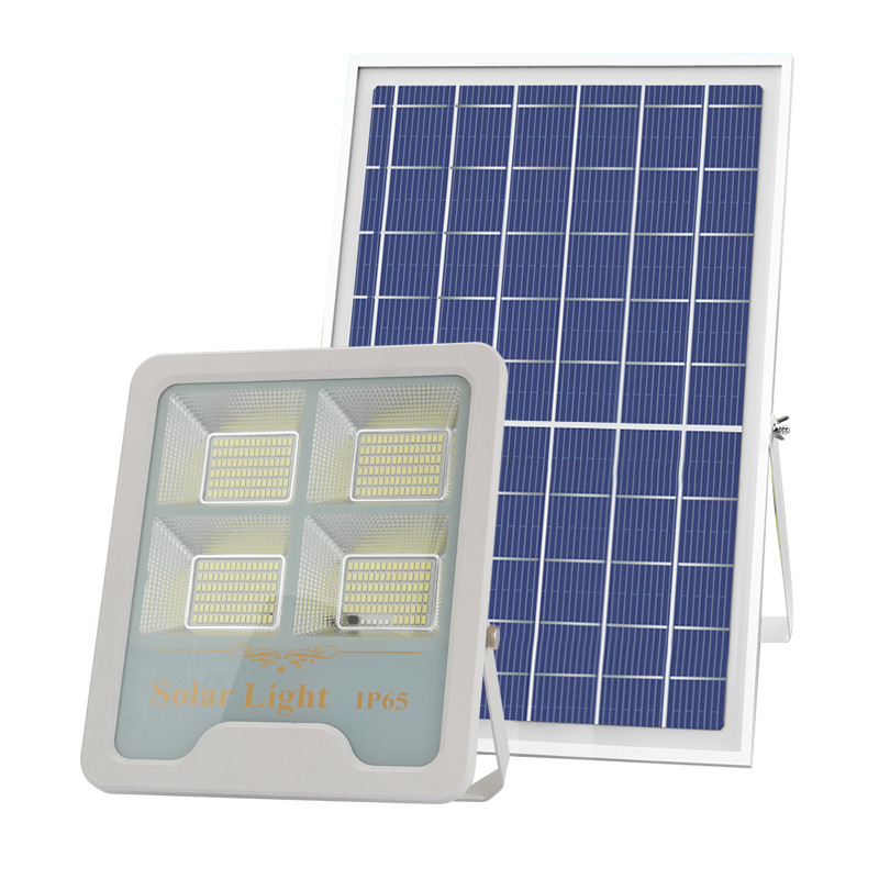 New type solar floodlight, outdoor waterproof garden sensor light, LED high-power split solar lighting lamp Item Picture