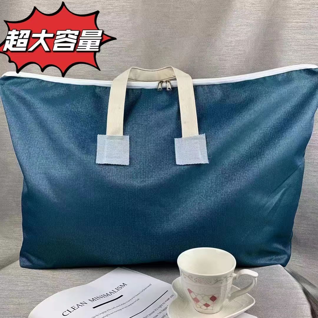 Thickened quilt storage bags, large moving bags, packing bags, dust-proof bags, cross-border cotton quilt storage bags, one-piece consignment details Picture