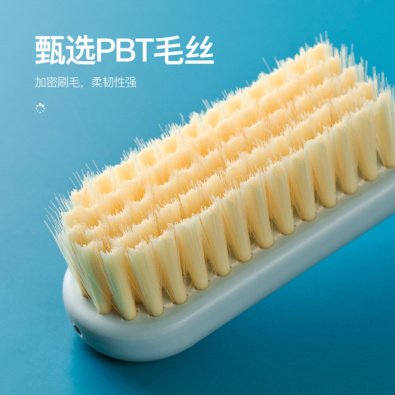 Household Long Handle Shoe Brush Can Be Hung Plastic Shoe Washing Brush Multi-Functional Plain Cleaning Brush Does Not Hurt The Soft Brush Specification drawing