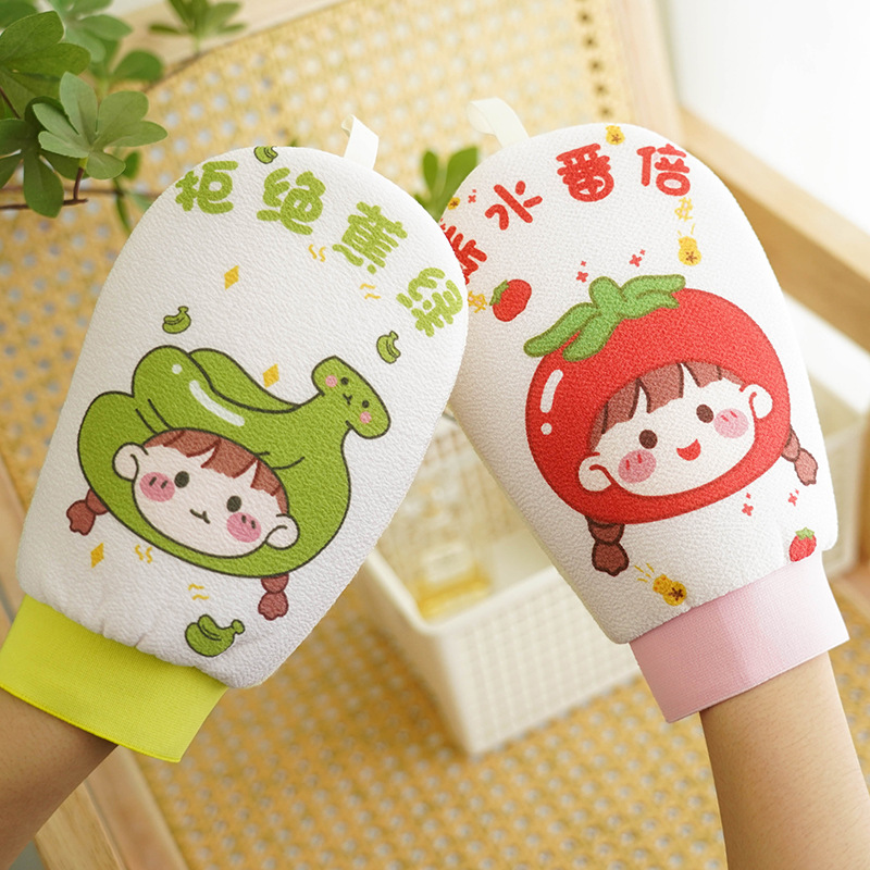 卡通搓澡巾搓泥下灰沐浴搓澡手套海绵澡巾双面起泡洗澡巾超柔