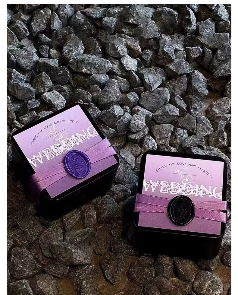 Wedding candy box, iron box, metal can, Zhengshan Xiaozhong tinplate tea can, wedding souvenir, wedding candy iron box with printing pic 24