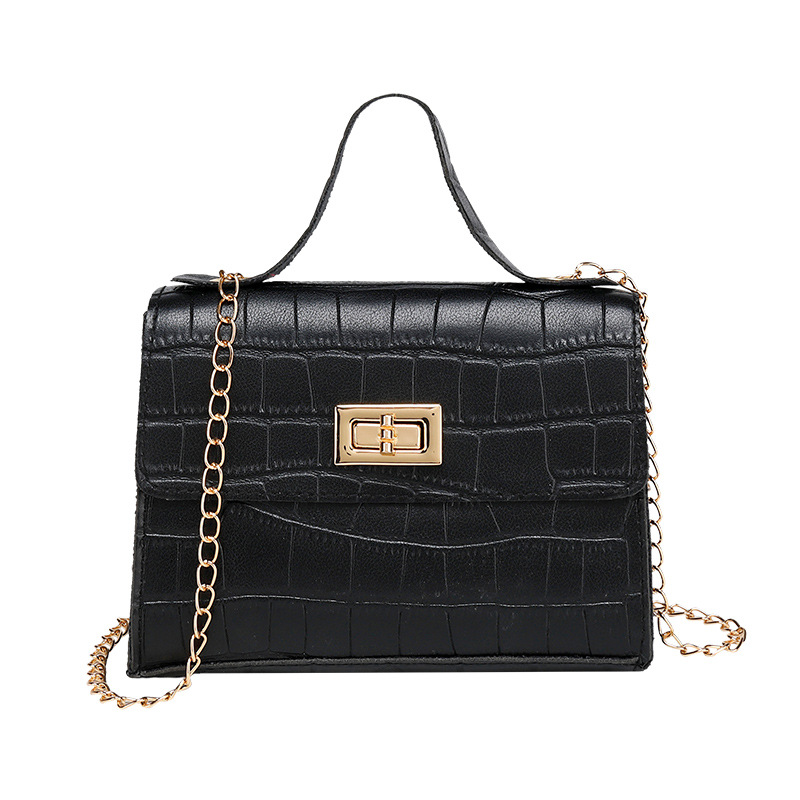 Crocodile Handbags 2022 Foreign Trade Small Wholesale Ladies Hand Bags All Match Small Square Bags Item Picture
