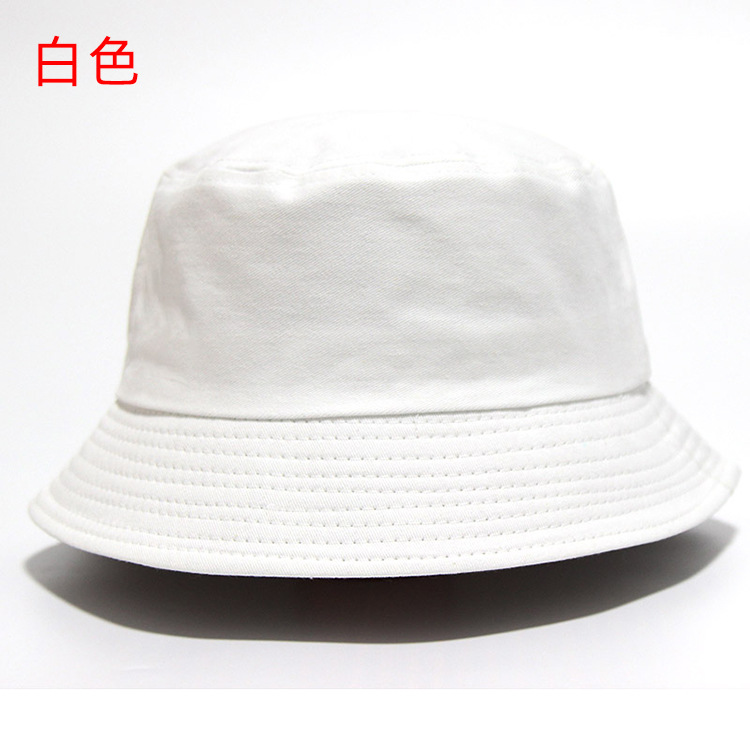 Custom-made pure cotton fisherman hats with text embroidery and logo, printed on smooth plates, adult basin hats in stock for foreign trade Application Scenario