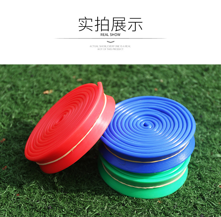 田径体育用品训练拉力带力量训练橡皮带阻力带橡胶带加厚弹力带详情4