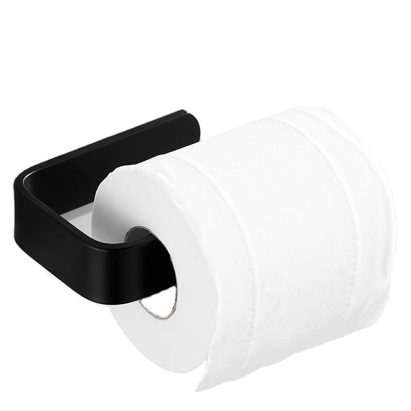 Toilet tissue box, toilet roll paper hanging rack, no need for drilling, home bathroom wall-mounted face towel, cute storage rack Item Picture