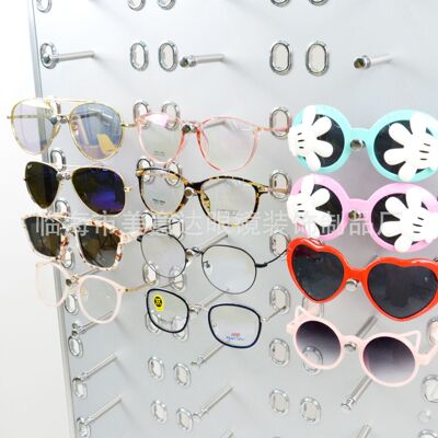 60 pairs of silver wall glasses display boards and glasses display stands details Picture