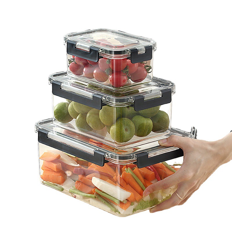 Pet Crisper Set Airtight Storage Box Portable Picnic Lunch Box Set Work Lunch Box Item Picture