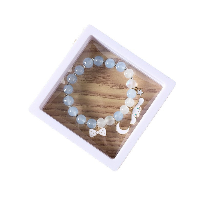 Transparent Pe Film Suspension Box Jewelry Display Stand Ring Pendant Buddha Beads Dust Proof Oxidation Gift Box In Stock Item Picture
