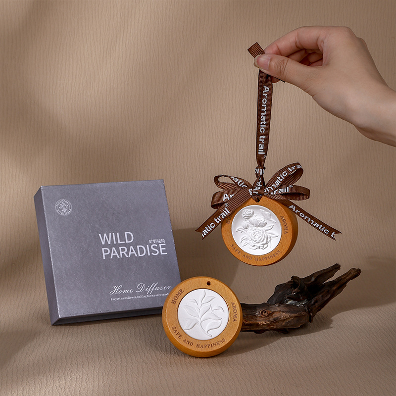 家用创意车载香薰挂片室内衣柜除异味持久留香香薰石膏香薰礼盒装详情图3