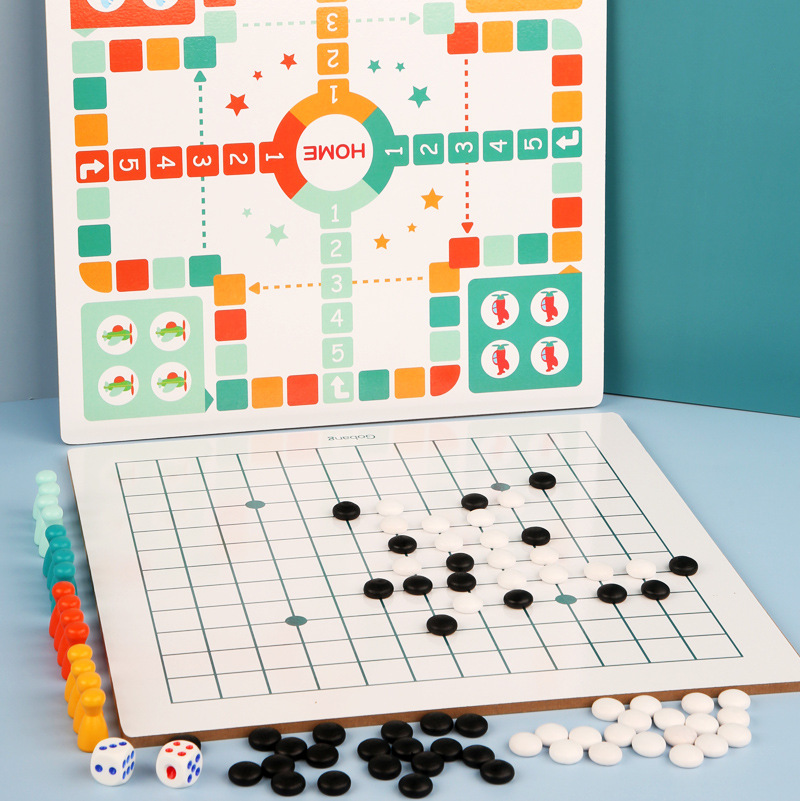 象棋/国际象棋/麻将桌面板/五子棋/四国军棋细节图