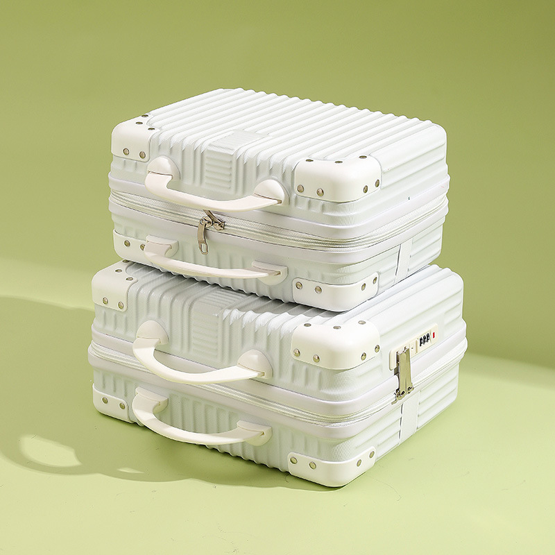 Vintage Mini Suitcase Makeup Case 14