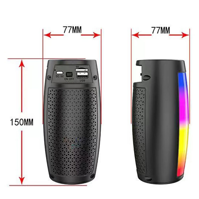Wholesale of new creative led seven-color light Bluetooth speakers for home and outdoor portable subwoofers and mini audio systems Application Scenario