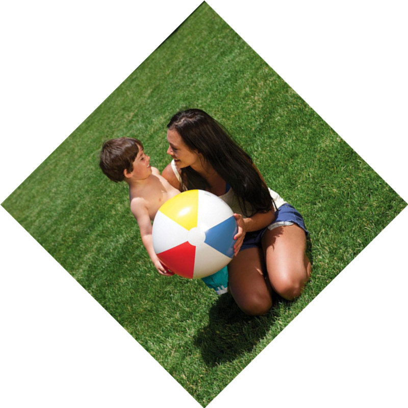 35CM四色沙滩球充气球pvc沙滩运动排球儿童玩具皮球批发充气用品详情图4