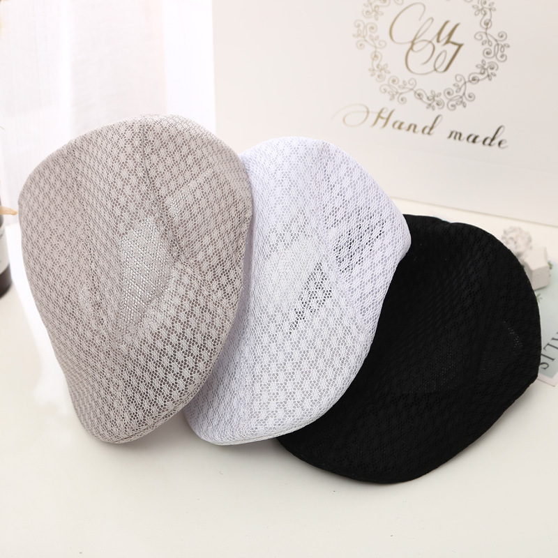 Beret caps, baseball caps, spring and summer men's and women's outdoor sunshade and sun protection caps, front caps, mesh breathable and perforated Korean style trendy