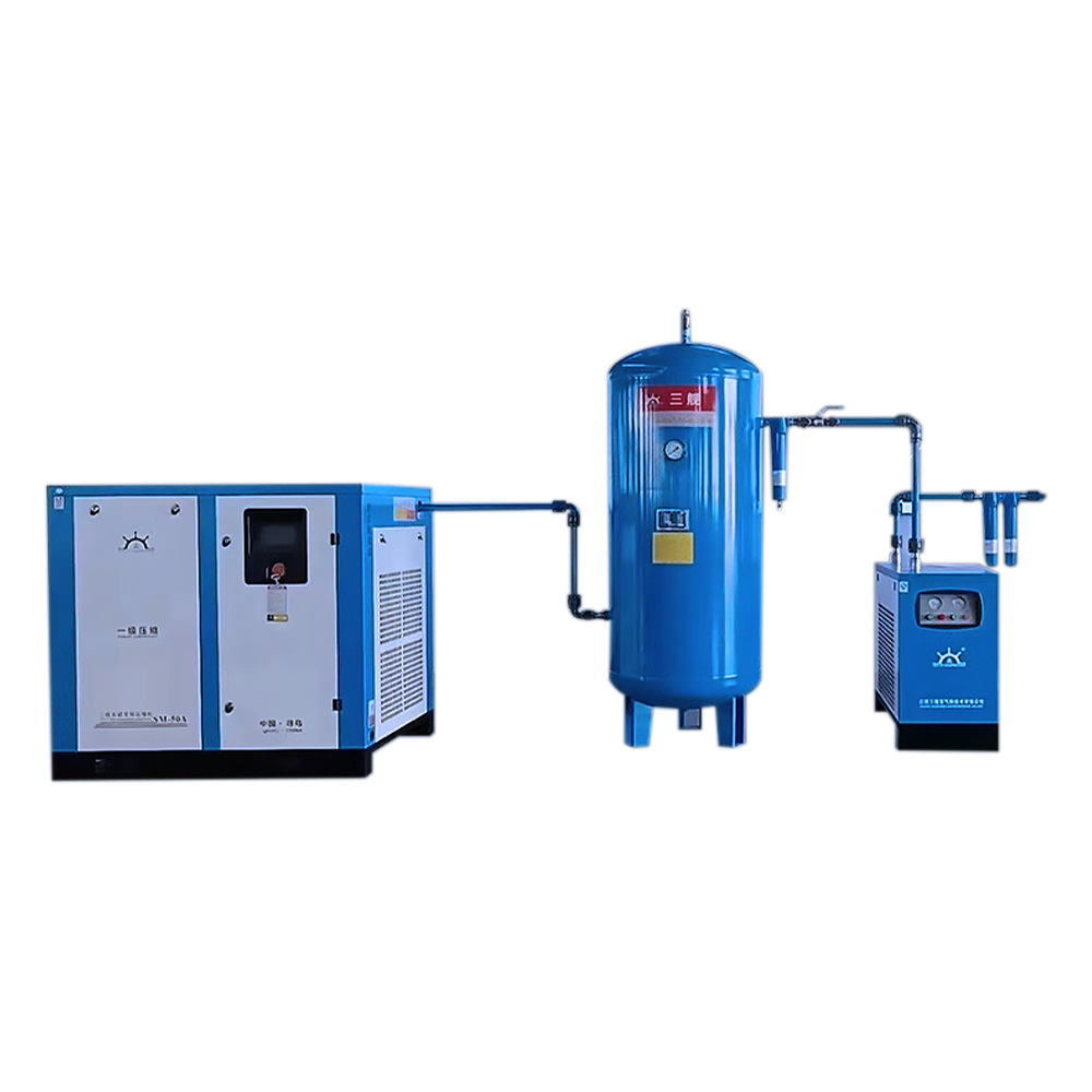 Bison Machinery air compressors, industrial-grade low-noise and energy-saving air compressors, screw-type permanent magnet variable frequency air compressors Item Picture