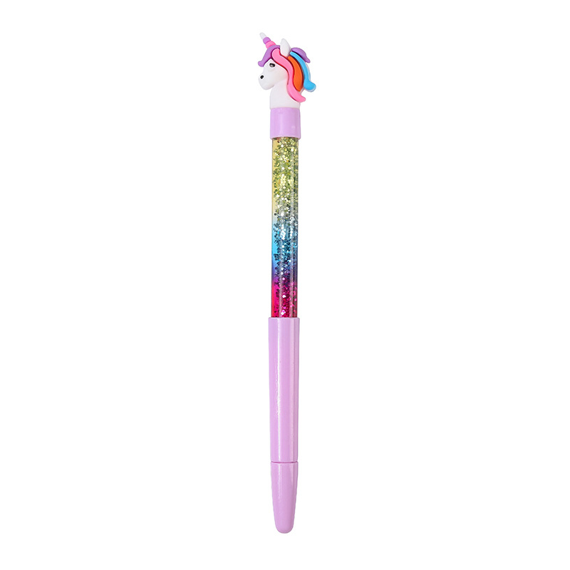 Creative Cartoon Soft Glue Christmas Series Quicksand Fairy Stick Cute Little Fresh Neutral Pen Office Gift Pen Wholesale Item Picture
