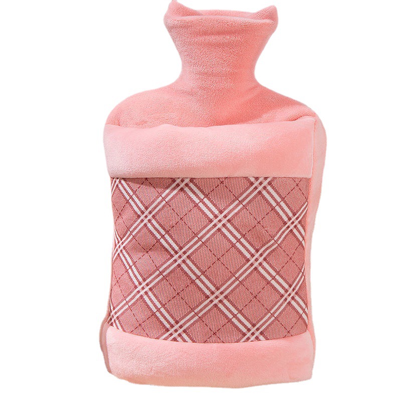 暖水袋特大号/橡胶热水袋/热水袋白底实物图