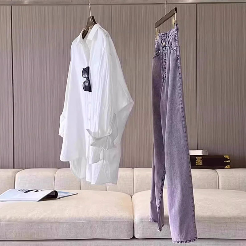女式衬衫实物图