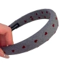 The new French hairband with thickened sponge and high top hairpin is fashionable and versatile. It's a popular heart-shaped headband for young girls Item Picture