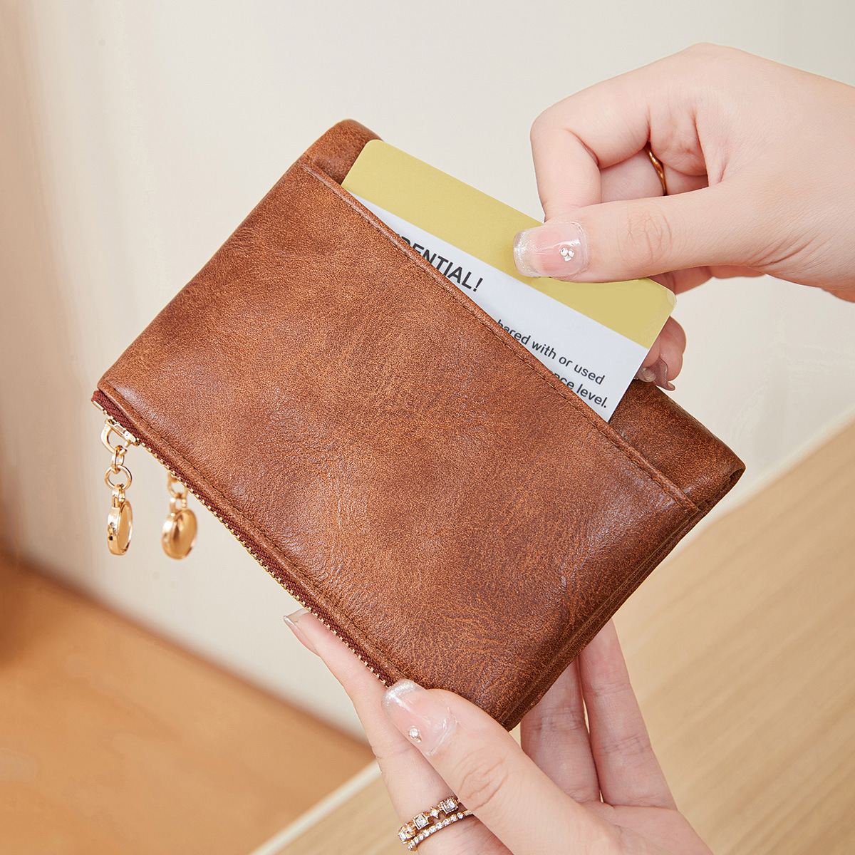 Межграничная распродажа новой модели, состоящей из приблизительно 30% - й функциональной скидки на женские сумочки с двойной застежкой на молнии и нулевыми кошельками Application Scenario