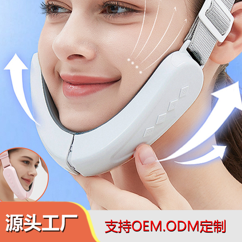 跨境瘦脸仪器ems微电流脸部按摩器塑脸智能家用美容仪V型瘦下巴仪