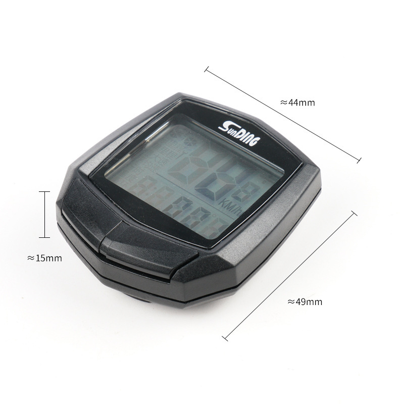 Shundong 581 odometer, mountain bike, odometer, Chinese and English speedometer, wired odometer, cycling equipment Application Scenario