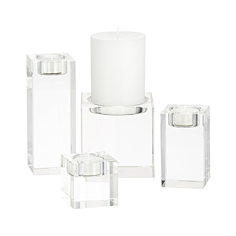 Crystal candlestick romantic candlelight dinner prop Item Picture
